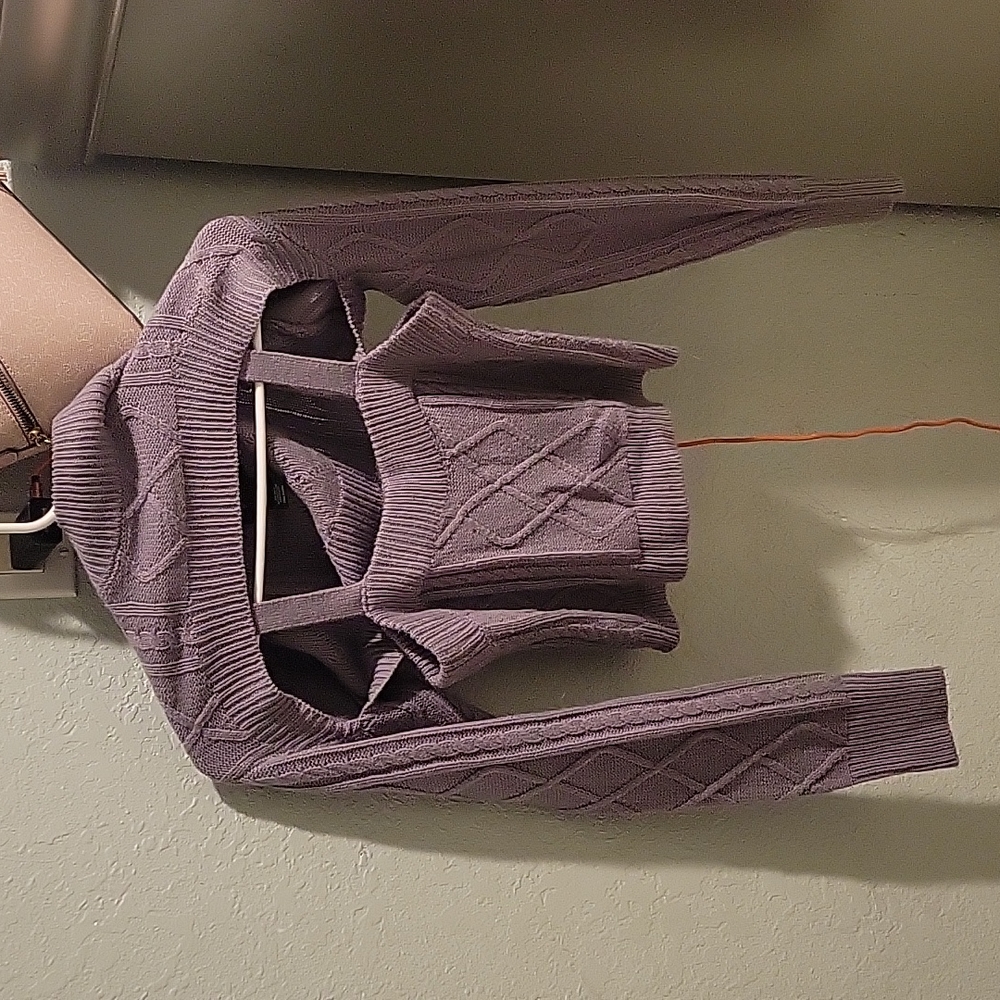 Soft purple winter shirt